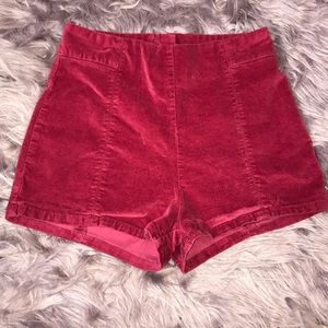 High waisted shorts